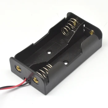 

2X18650 battery holder 2X3.7V battery case 7.4V battery shell 18650 li-ion battery box ,10pcs/lot
