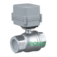 AC 110-230 В, cr4-01 Электрический Клапан a100-c BSP 1-1/2 ''из нержавеющей моторизованный шаровой Клапан