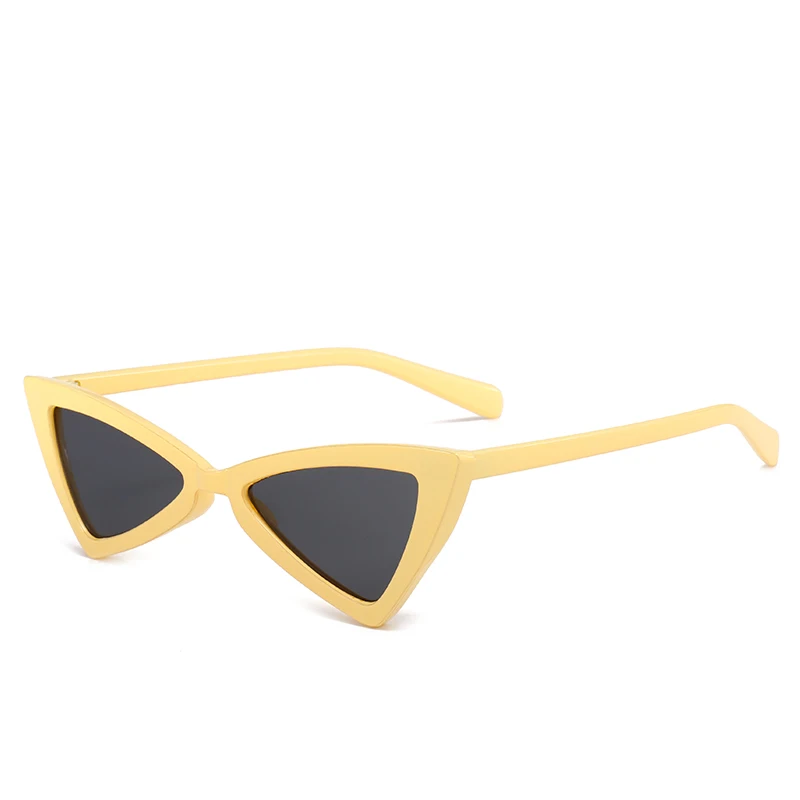 New-Triangle-Sunglasses-Women-Luxury-Brand-Cat-Eye-Sun-glasses-Ladies-2018-Small-Black-Fashion-Shades
