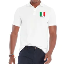 Итальянская мужская рубашка с рисунком национального флага, отложной воротник, Homme, мужская повседневная Camisa, мужские летние дышащие футболки, одежда