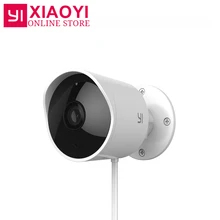 Original YI Outdoor Security Camera Cloud Camera 1080P Resolution Wireless IP Waterproof Night Vision Security Surveillance Cam