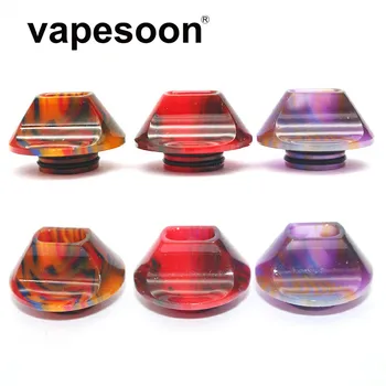 

810 Drip Tip colorful Resin Mouthpiece for 810 thread atomizer TANK Stick V8 TFV8 DRAG falcon king drip tip 810 high quality