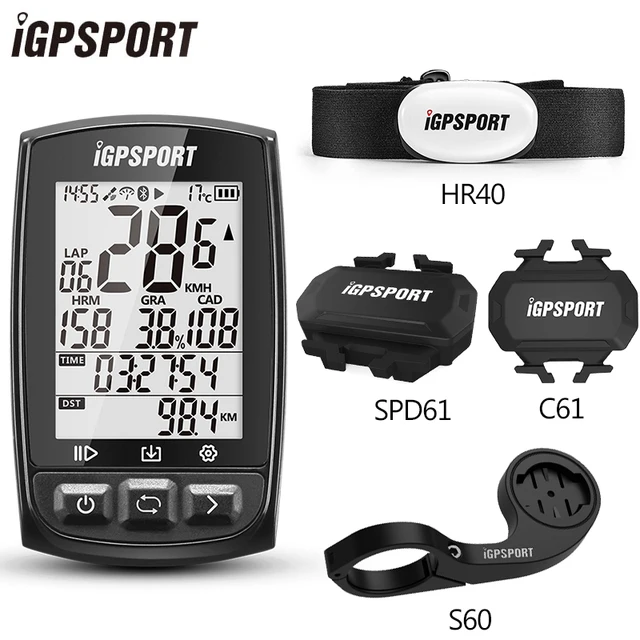 US $8.38 iGPSPORT ANT+ Cycling Computer Bluetooth 4.0BLE IPX7 Waterproof Wireless Bike Computer Bicycle Sens