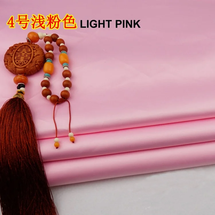 Подкладка из полиэстера скучно атласной ткани 150 см Ширина для костюм модное пальто платье - Цвет: LIGHT PINK
