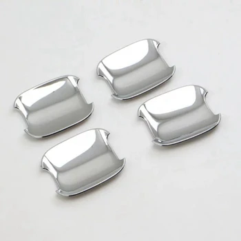 

For Audi Q7 2016 2017 2018 Car Accessories High Quality ABS Chrome External Side Door Handle Bowl Cover Trims 4pcs