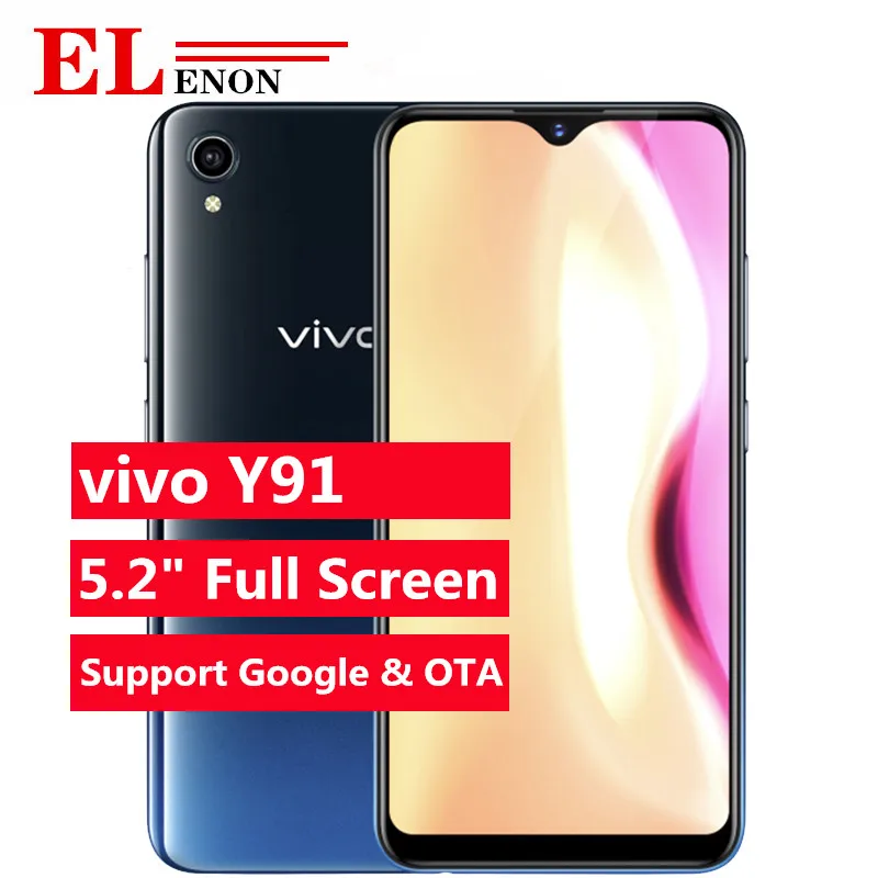 Оригинальный Новый Vivo Y91 смартфон 4G LTE Android 8 1 MT6762 Восьмиядерный 6 2 &quotFace Wake AI 3g + 32G