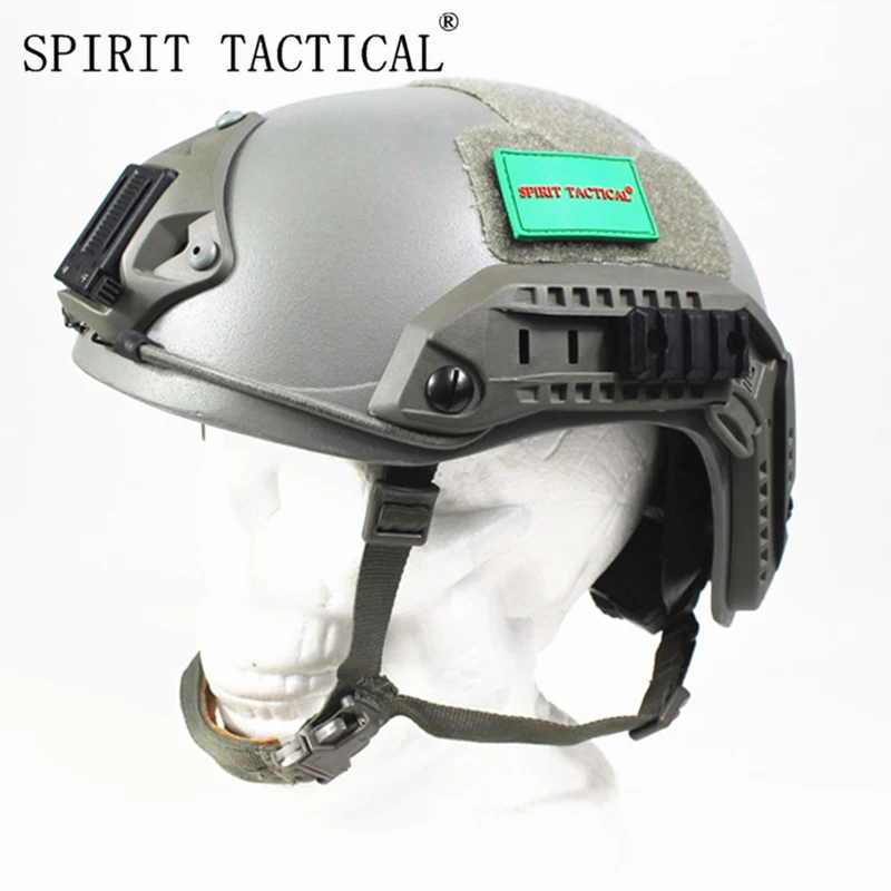 

SPIRIT TACTICAL Aramid NIJ level IIIA FAST High Cut Ballistic Helmet Bulletproof Tactical Helmet Masks Seals maritime version