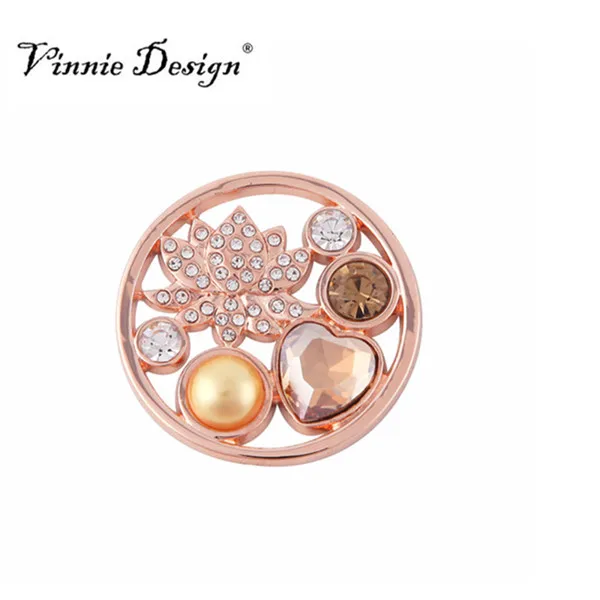 

Vinnie Design Deluxe Coin with Lotus Flower for 35mm Pendant My Coin Necklace