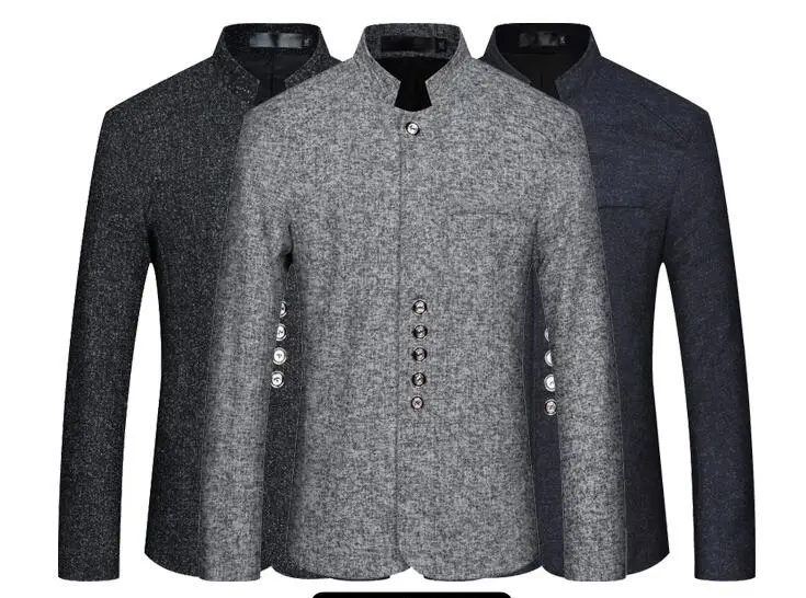 Новая мода Для мужчин Лидер продаж мужской осень весна Высокое качество китайский Стиль пиджаки пальто бренд Гент жизни
