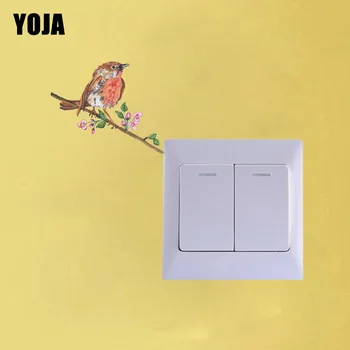 

YOJA Coolest Unique Birds Decor Wall Switch Sticker Living Room Bedroom Personalized Decals 10SS0415
