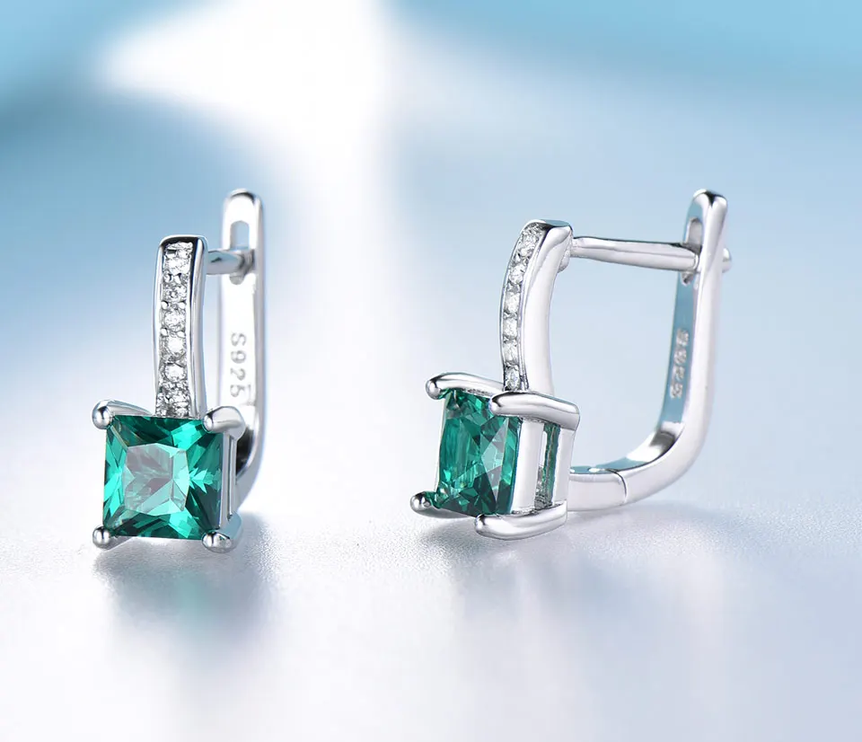 UMCHO-Emerald-925-sterling-silver-clip-earrings-for-women-EUJ060E-1-PC_05