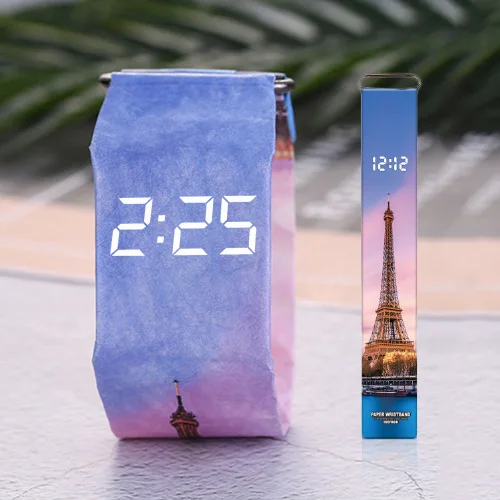 

montre femme New paper watch creative technology waterproof smart paper watch fashion concise men's and women's Watch relogio