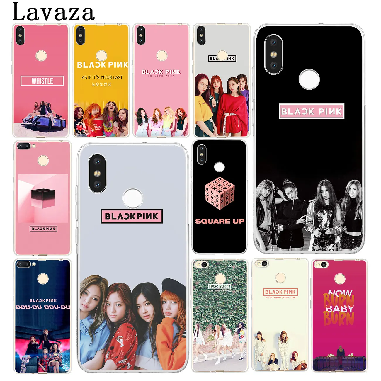 Lavaza Blackpink Black Pink Lisa Rose Hard Phone Case for Xiaomi Redmi
