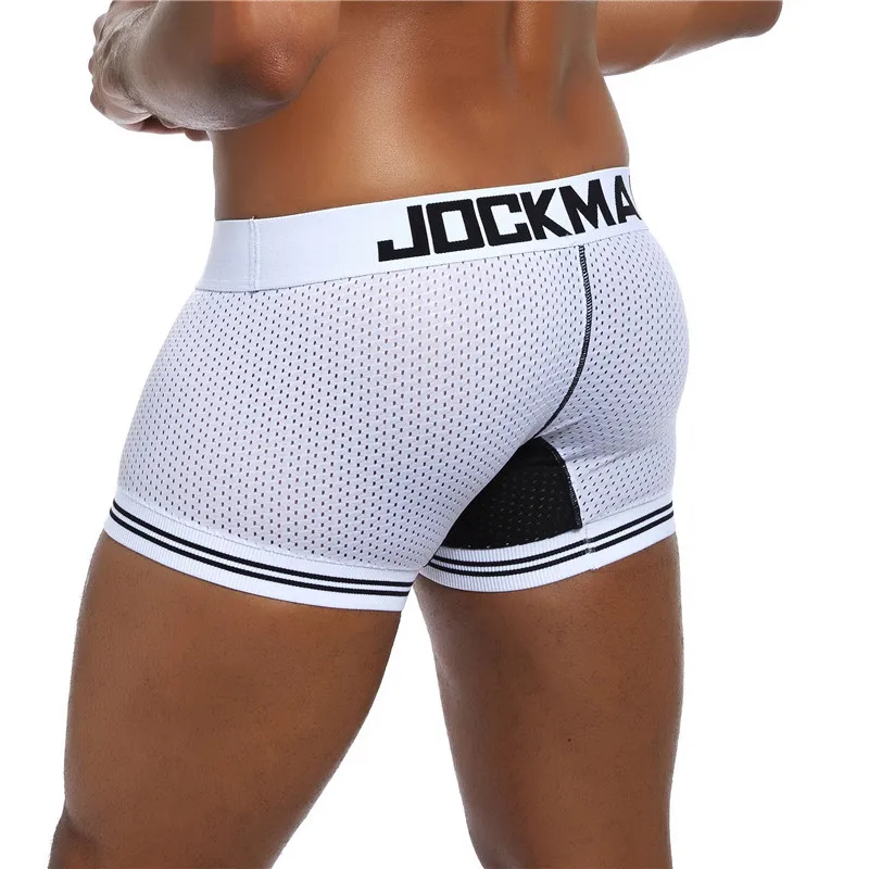 Трусы боксеры JOCKMAIL мужские сетчатые нижнее белье для мужчин шорты геев 1
