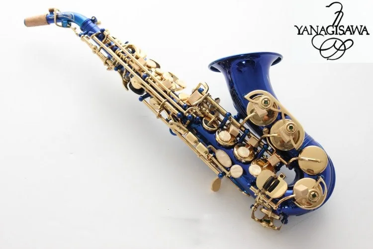 

Tom Blue Soprano saxophone Yanagisawa S991 Sax New High quality Bb Musical Instrument Children Adults Soprano saxophone free