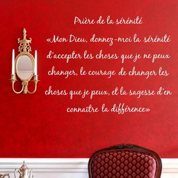 

Free shipping wall stickers muraux Dieu - GOD , LA PRIERE CHRETIENNE vinyl wall decal stickers in french langue,fr2007