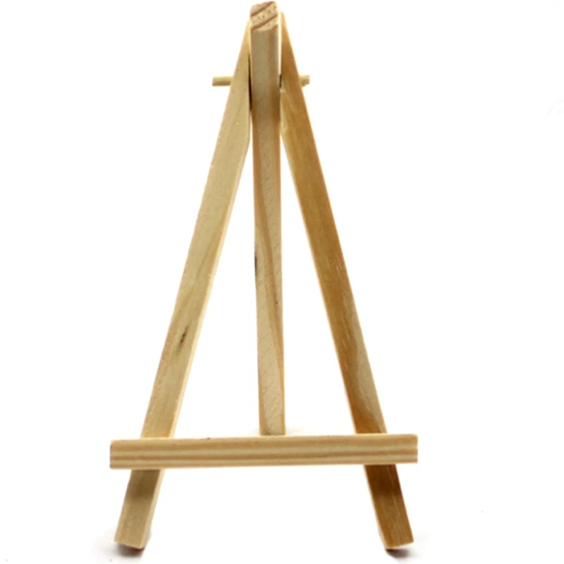 1Pcs Mini Wood Artist Tripod Painting Easel For Photo Postcard Display Holder Frame Cute Desk Decor | Канцтовары для офиса и