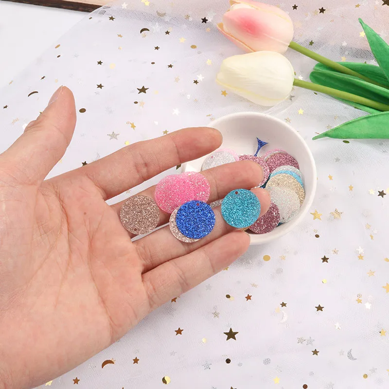 

Mix Colors 90Pcs/Lot Size 20mm Flat Round PVC Glitter Loose sequins Paillettes sewing wedding craft, Women Garments Accessories