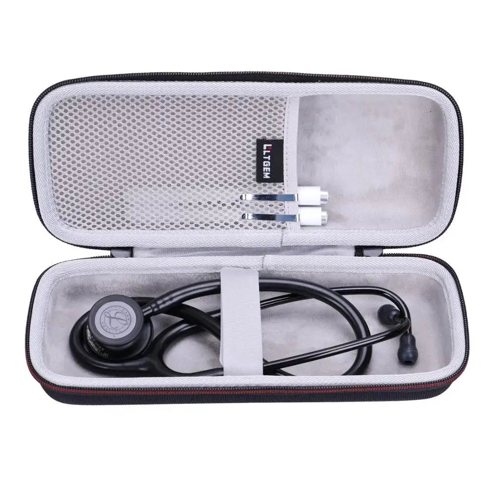 LTGEM EVA черный Жесткий Чехол для переноски 3 м Littmann Classic III мониторинг стетоскопа