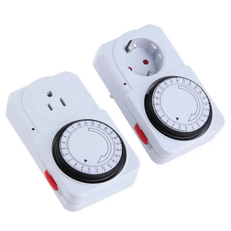 2018 24 Hour Mechanical Electrical Plug Program Timer Power Switch