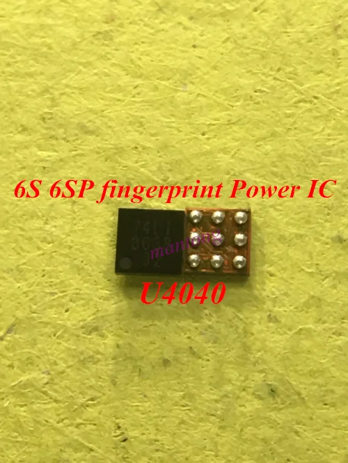 

3pcs/lot U4040 LM3638A0 fingerprint Power Supply IC chip 9pins for iPhone 6s 6s-plus 6SP