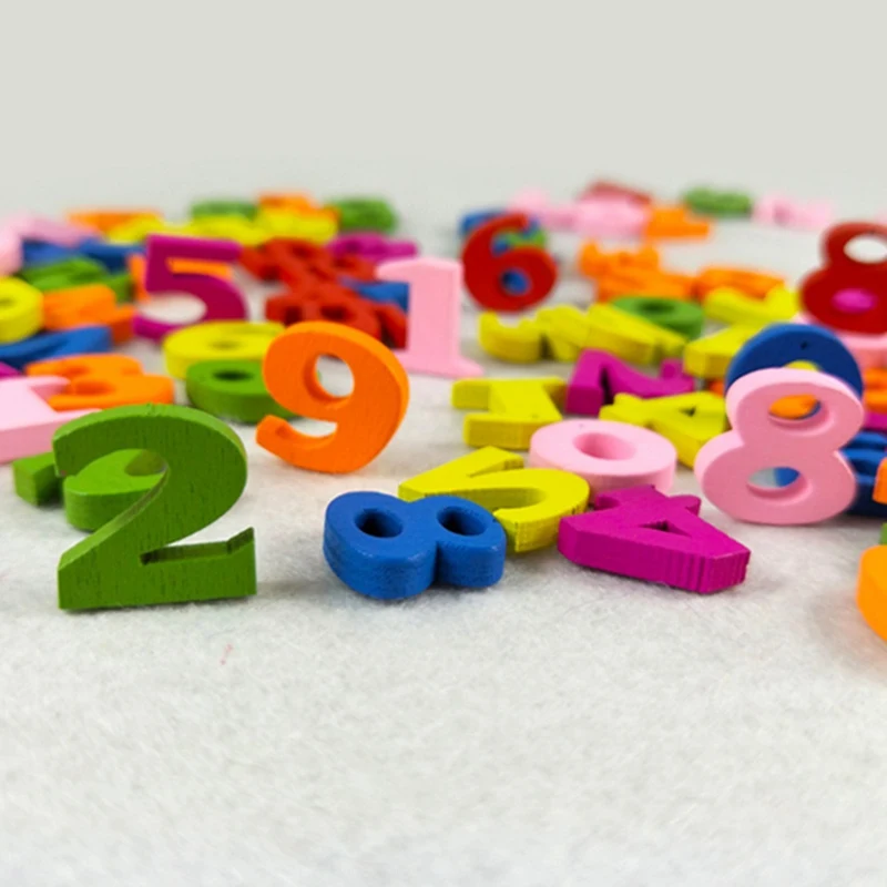 100 Pcs Colorful Wooden Numbers Math Toys Kids Montessori Materials Educational Toys For Children Developing Sensory Toy Gifts 100 Pcs Colorful Wooden Numbers Math Toys Kids Montessori Materials Educational Toys For Children Developing Sensory Toy Gifts
