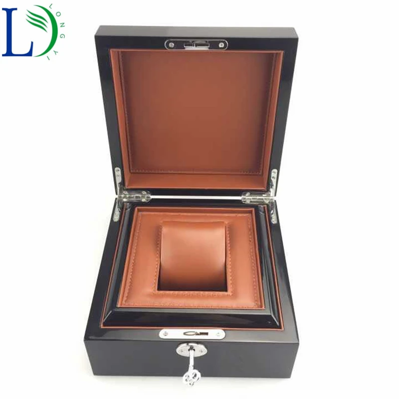 

Luxury Solid Wood Key Box Black 2 in 1 Watch Storage Cases Jewelry Display Box Perfect Recollection for Wristwatch Gift Box