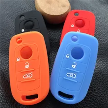 6 gomma di Silicone di colore copertura della cassa chiave dell'automobile per FIAT Toro 500X nuovo grazie 3 button key case cover shell