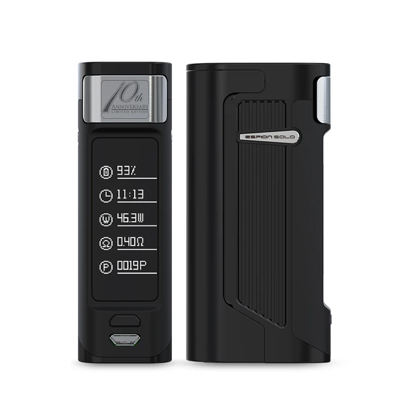 Original Joyetech ESPION Solo 80W Box Mod Vape Fits 18650 21700 Battery Support Procore Air Atomizer 4.5ml Witcher E Cig Mod 004