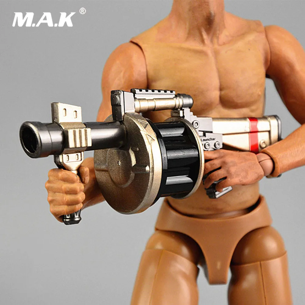 

12cm 1:6 Figure Accessory Alloy Grenade Launcher Model Howitzer Toys Weapon Accessory Model for 12 inches Action Figure