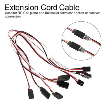 

10pcs for RC Servo Extension Cord Cable Wire Lead JR 100mm/150mm/300mm/500mm For Rc Helicopter Rc Drone