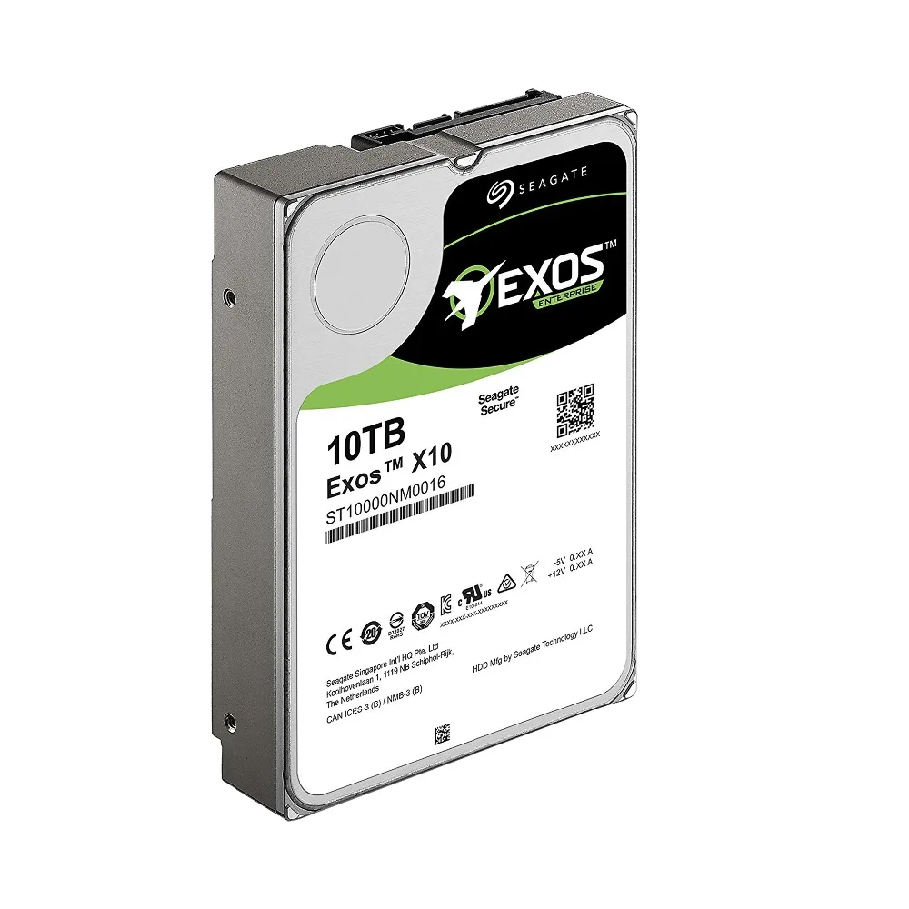  Capacidad empresarial de Seagate 35 HDD 10TB (Helium) 7200RPM SATA 6 Gb/s 256 MB caché interno unid