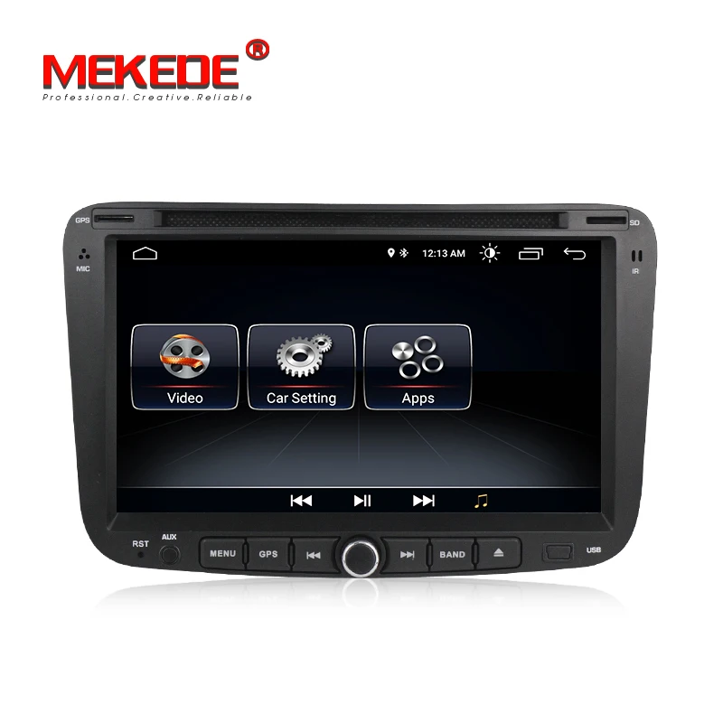 Cheap Android8.1 mic map card gift 2din Car Radio audio dvd for GEELY Emgrand EC7 2012 2013 2014 gps navigator BT mirror wifi 4G 1