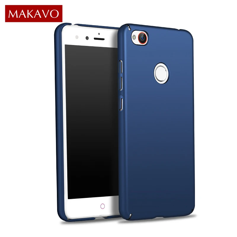 MAKAVO корпус для zte Nubia Z11 Mini S чехол 360 Защита тонкий Матовый твердый пластиковый на