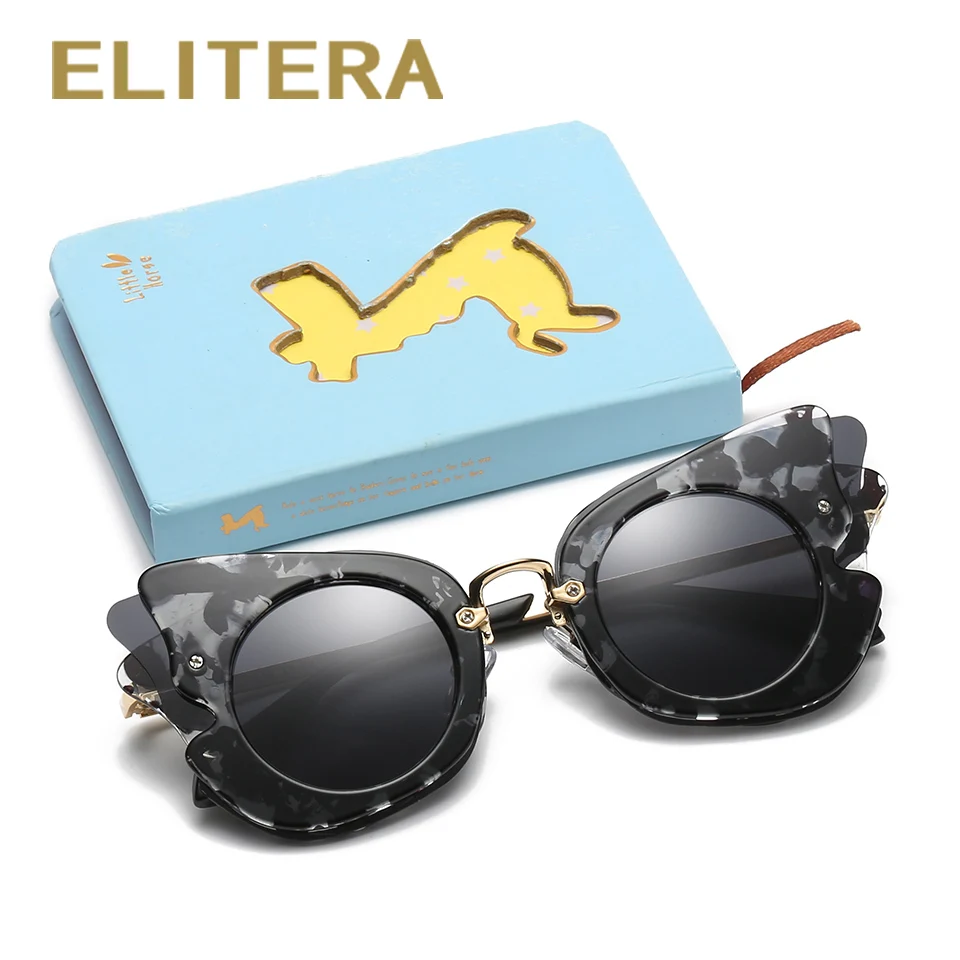 ELITERA новинка брендовые Модные Детские поляризованные солнцезащитные очки с