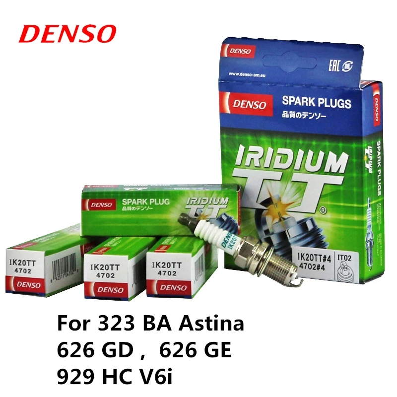 Лентам кампании DENSO свечи зажигания автомобиля для hyundai 323 BA Astina 626 GD 626 GE 929 HC V6i Иридий-Платина IK20TT