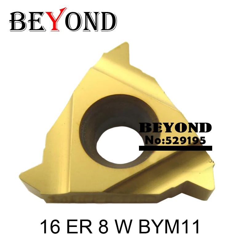 

16 ER 8/11/14/16/18/19 W BYM11,OYYU tungsten carbide turning threading insert Whitworth - 55 degree yellow coationg