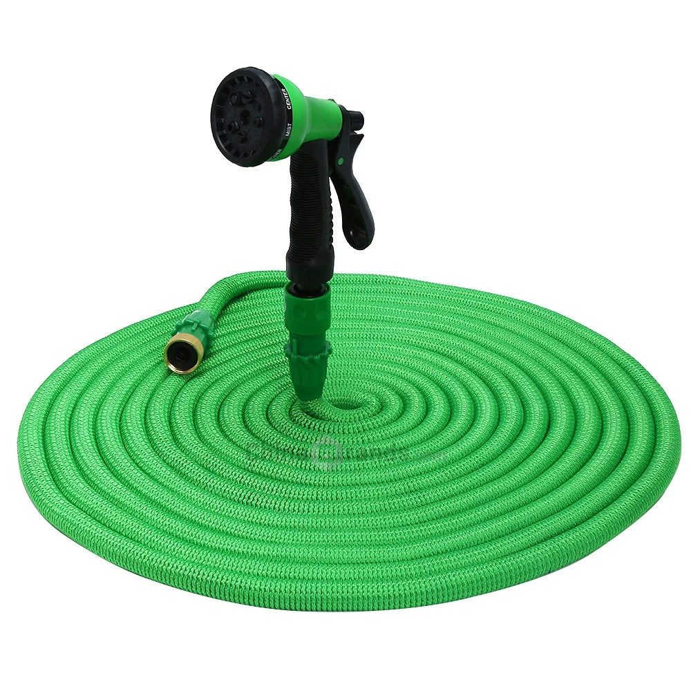 

Newcarpro Expandable Garden Magic Hose Water Pipe with 8 in 1 Spray Gun 25ft