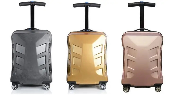 Бренд 2" скутер чемодан с колесиками путешествия чемодан случае микро скутер случае качественные детали скейтборда чемодан на колесиках багажа