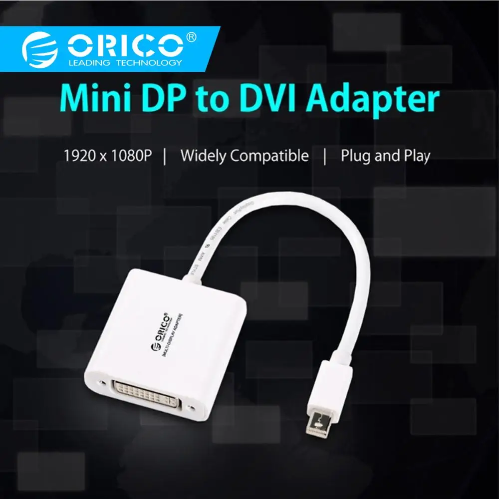 Orico Dmp Wh Mini Displayport To Dvi Converters Lighting Adapter Orico Dmp Wh Mini Displayport To Dvi