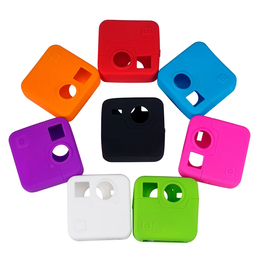 

XBERSTAR Colorful Soft Case for Gopro Fusion 360 Camera Skin Housing Dust-proof Case Cover