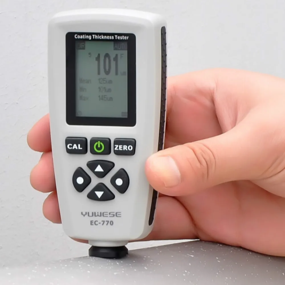 Digital Paint Coating Thickness Gauge Meter F/N Probe Tester 1300um