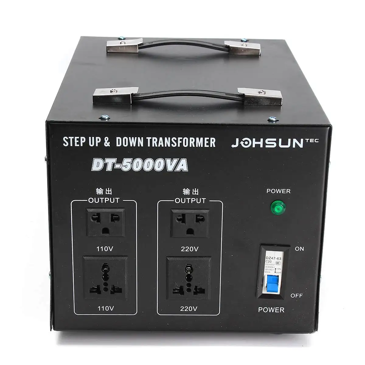 5000W 500/1000/2000/3000/5000 Вт сверхмощный Напряжение регулятор конвертер Мощность трансформатор 220V auf 110V преобразователь - Цвет: 5000W