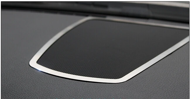 font b Interior b font Dashboard Middle Console Speaker Audio Ring decoration Cover Trim For