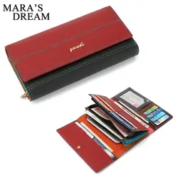 Mara's Dream Card Holder кошелек женский дневной клатч Качество Натуральная Кожа Засов роскошный женский портфель деньги денежные мешки дамы