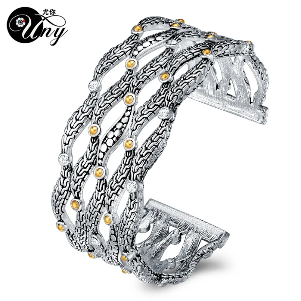 

UNY Bracelet Vintage Fox Tail Chain Pattern Bangle Fashion Brand Hardy Antique Jewelry Bracelets Valentine Christmas Gift Bangle