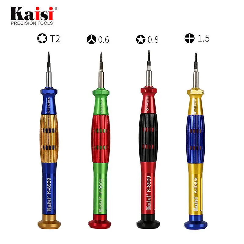 

Kaisi K-8909 Precision Magnetic Screwdriver Y-type- Tors Hex Opening Repair Tools Hexagon Screwdriver For iphone4- 8x and Huawei