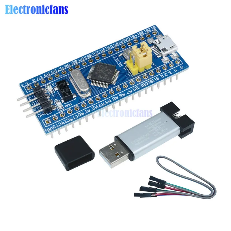 Мини симулятор STM32F103C8T6 ARM ST Link V2 STM8 STM32 минимальная плата для программирования