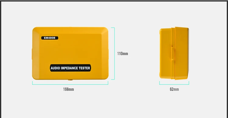 ALL SUN EM480B Audio Impedance Tester CATIII Test Ranges 20/200/2000 Resistance Meter 1KHz Timer Function Data Hold