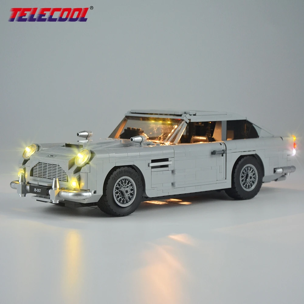 

TELECOOL LED Light Kit For Creator James Bond Aston Martin DB5 Light Set 10262 Compatible With 21046 (NOT Include The Model)